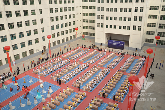 世界中医药学会联合会美容专业委员会换届大会暨2013西安国际中医美容学术论坛开幕式在西安海棠学院隆重举行